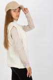 Plaid Sleeveless Knitted Jacket for Versatile Occasions
