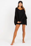 Cozy Acrylic Blend Knit Sweater in One Size