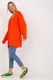 Extended Cut Button Closure Long Sleeve Cardigan