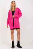 Extended Cut Button-Closure Long Sleeve Cardigan