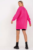 Extended Cut Button-Closure Long Sleeve Cardigan