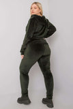 Cozy Velour Hoodie and Pant Set with Pockets