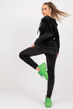 Cozy Velour Sweatshirt and Long Pants Set with Hood