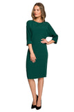 Stylish Spandex-Polyester Viscose Blend Dress