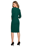 Stylish Spandex-Polyester Viscose Blend Dress