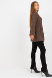 Extended Cut Women's Sweater with Wide Long Sleeves