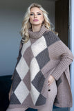 Cozy Multi-Fabric Knit Sweater for All Seasons