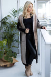 Cozy Multimaterial Knit Sweater - One Size Fits All