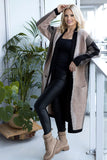 Cozy Multimaterial Knit Sweater - One Size Fits All
