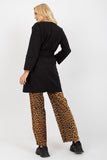 Unlined Women's Tie-Belt Coat with Patch Pockets