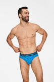 Stylish Motorcycle Print Briefs with Comfortable Waistband