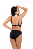 Classic Full Bottom Cotton Panties with Lace Detail