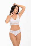 Elegant Lace-Trim Full Bottom Cotton Panties for Women