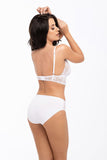 Elegant Lace-Trim Full Bottom Cotton Panties for Women