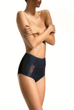Lace-Trimmed Cotton Panties with Satin Bow Accent