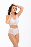 Elegant Lace & Tulle Women's Panties with Soft Waistband