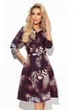Leopard Print Flared Dress for Stylish Outfits