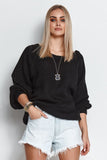 Versatile boat-neck sweater, perfect for any occasion.