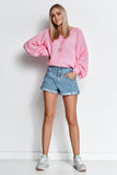 Versatile boat-neck sweater with ribbed hem for stylish looks.