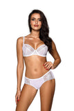 Classic White Lace and Tulle Panties for Everyday Comfort