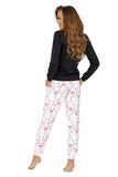 Joyful Flamingo Pajama Set in 100% Cotton for Cozy Nights