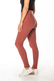 Warm Cotton Knit Sweatpants Without Pockets
