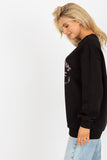 Printed Women's Long Sleeve Tucked Sweatshirt