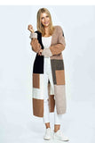 Cozy Multicolor Cardigan with Pockets for Effortless Style