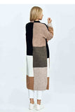 Cozy Multicolor Cardigan with Pockets for Effortless Style