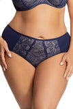 Elegant Lace-Trimmed Microfiber Full Panties for Comfort