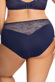 Elegant Lace-Trimmed Microfiber Full Panties for Comfort