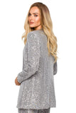 Sparkling Loose Sequin Jacket for Effortless Glam