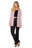 Loose Sequin Jacket for Effortless Party Styling