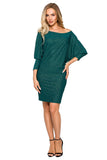 Versatile Brocade Dress with Unique Styling Options