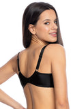 Elegant Lace-Trim Underwire Soft Bra with Adjustable Straps