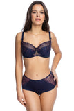 Elegant Floral Embroidered Semi-Padded Bra