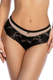 Floral Lace Women's Braziliana Panties with Smooth Insert