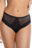 Delicate Mesh Brazyliana Women's Panties with Satin Bow
