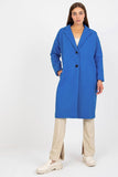 Elegant Single-Breasted Women's Long Sleeve Coat