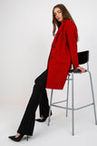 Women's Unlined Buttoned Coat with Long Sleeves & Pockets
