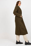 Stylish Women's Long Sleeve Coat with Tie Belt and Pockets