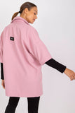Loose-Fit Women's Coat with Button Closure and Pockets