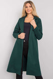 Women's Long-Sleeved Unlined Coat with Slip Pockets