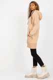 Extended Cut Women's Hooded Zip Sweatshirt with Pockets