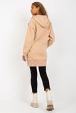 Extended Cut Women's Hooded Zip Sweatshirt with Pockets