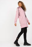 Extended Cut Hooded Women's Sweatshirt with Pockets