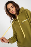Cozy Hooded Sweatshirt with Zippered Front Pocket