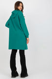 Extended Cut Hooded Sweatshirt with Side Zippers and Pocket