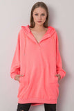 Comfortable Hooded Sweatshirt with Kangaroo Pocket for Women