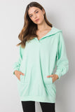 Cozy Hooded Sweatshirt with Kangaroo Pocket for Women